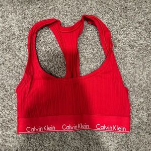 Calvin Klein sports bra size small
